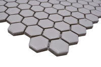 Weiss Matt Hexagon Mosaikfliese Sechseckfliesen