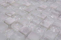 Krystal Weiss Mosaik Wand Mosaik Fliese