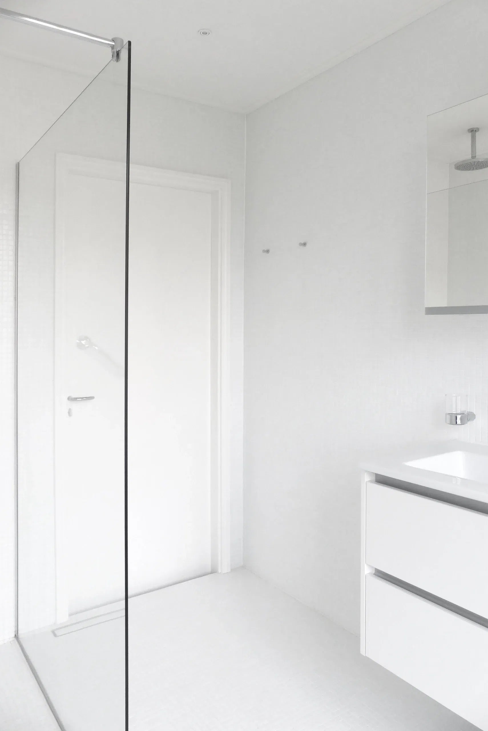 Weiss Körnig Quadrat Glas Mosaik Fliese Online Kaufen