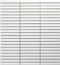 Weiss KitKat Mini Matt Porzellan Mosaikfliese