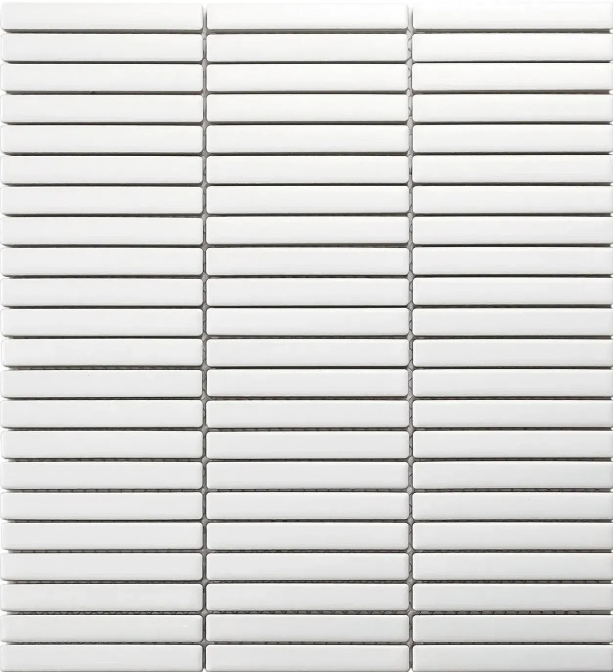 Weiss KitKat Mini Matt Porzellan Mosaikfliese