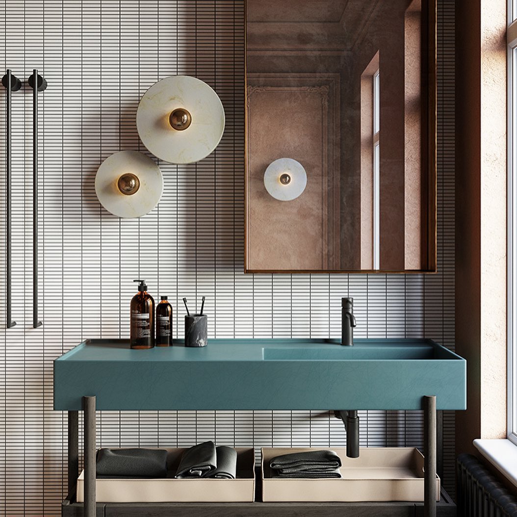 Rückwandfliese Weiss Matt Porzellan Mosaik Fliese