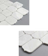 Weiss Marmor Diamant Mosaik Wand und Fliesen Mosaik - schweiz