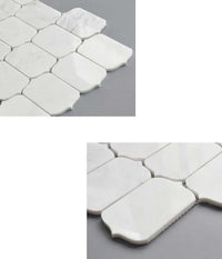 Weiss Marmor Diamant Mosaik Wand und Fliesen Mosaik - schweiz