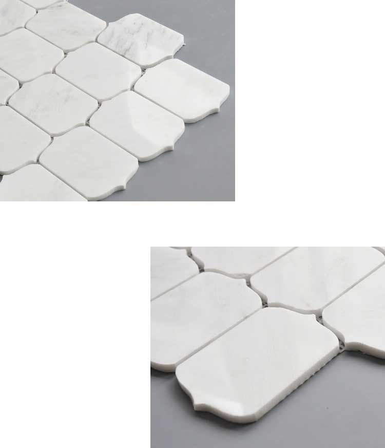 Weiss Marmor Diamant Mosaik Wand und Fliesen Mosaik - schweiz