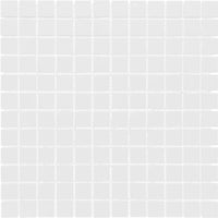 Weiss Matt Mini Quadrat Porzellan Mosaik Fliese 23 x 23 mm