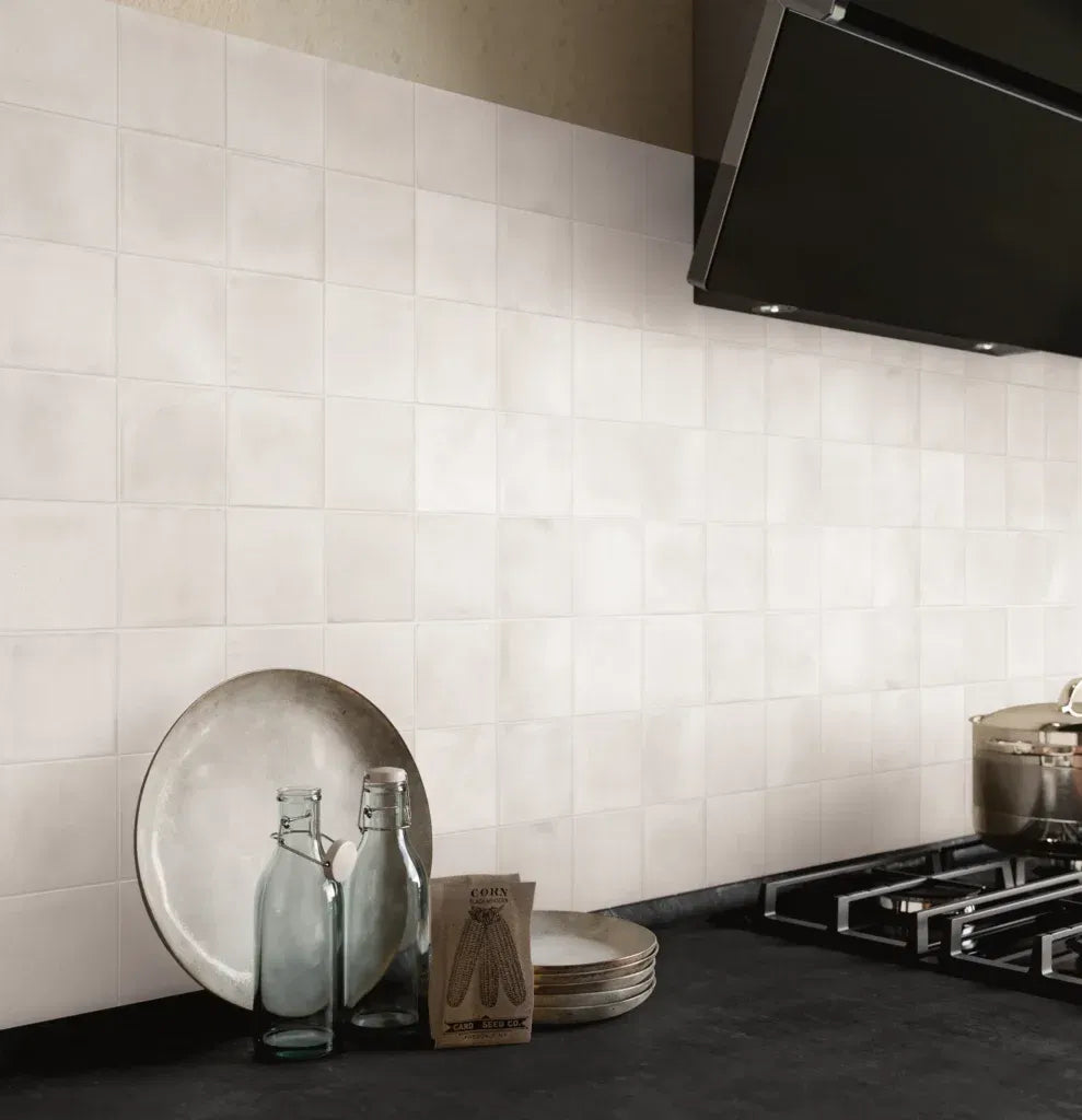 Weiss Matt Quadrat Porzellan Mosaikfliese (R10) Wand Anti Rutsch Fliesen