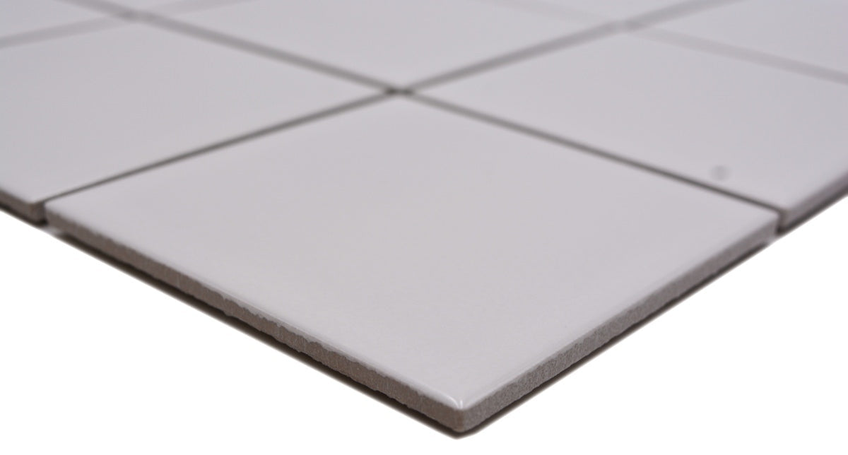 Weiss Mond Keramik Mosaikfliese Boden & Wand Quadrat
