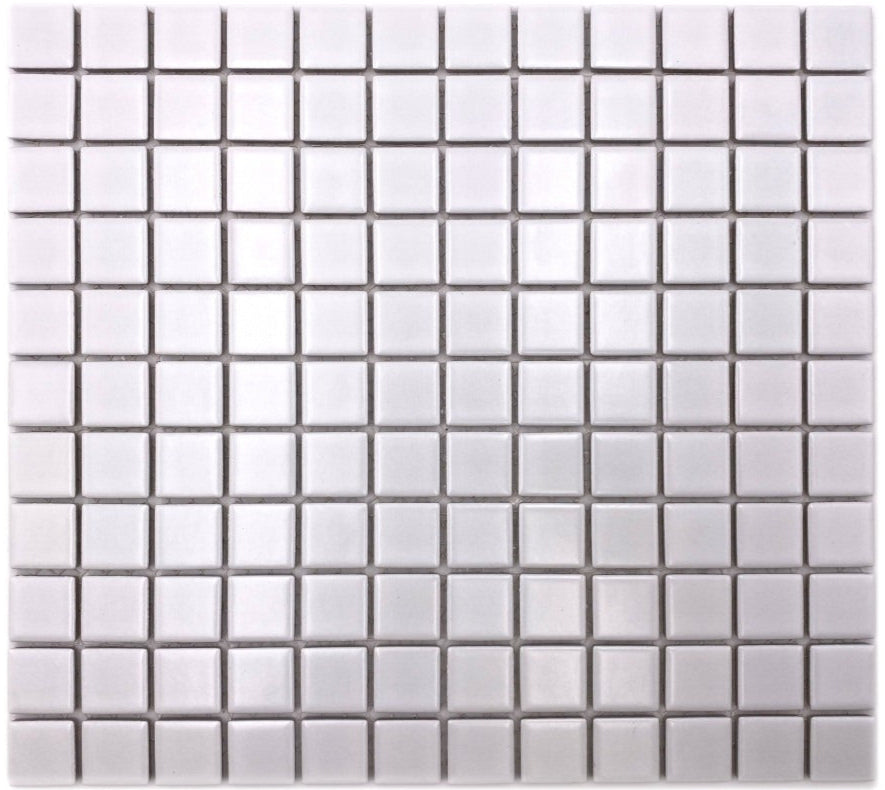 Weiss Moskau Matt Rechteck Mosaik Fliese
