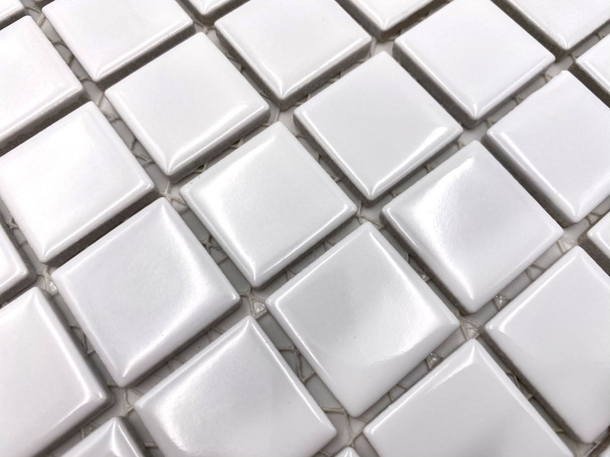 Weiss Moskau Rechteck Mosaik Fliese