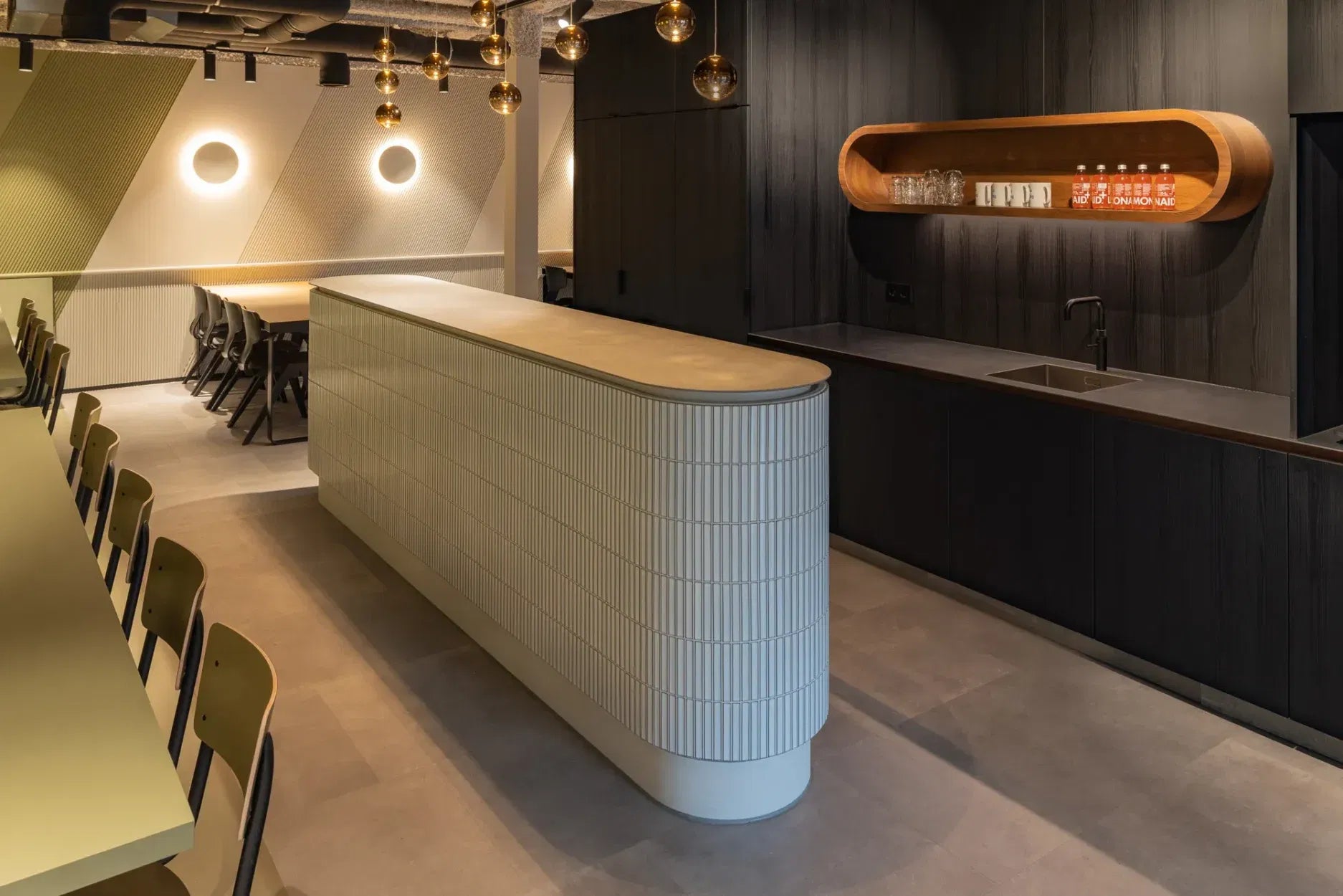 Weiss Polar Frost Sprenkel Kit Kat Mosaikfliese Inneneinrichtung Schweiz Bar und Restaurant