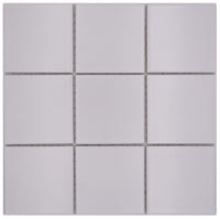 Weiss Roblox Quadrat Mosaikfliese