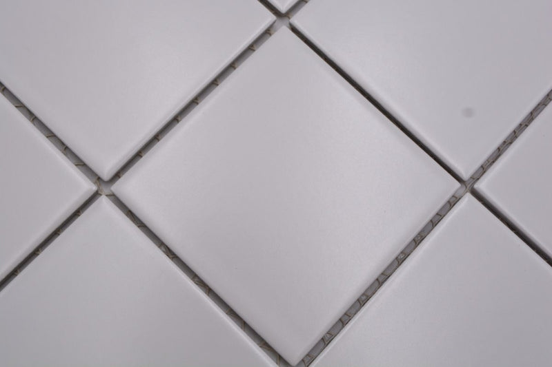 Weiss Matt Quadrat Mosaikfliese Wand und Boden Fliese