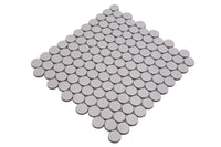 Weisse Matt Rund Knopf Mosaikfliesen Schweiz Plättli