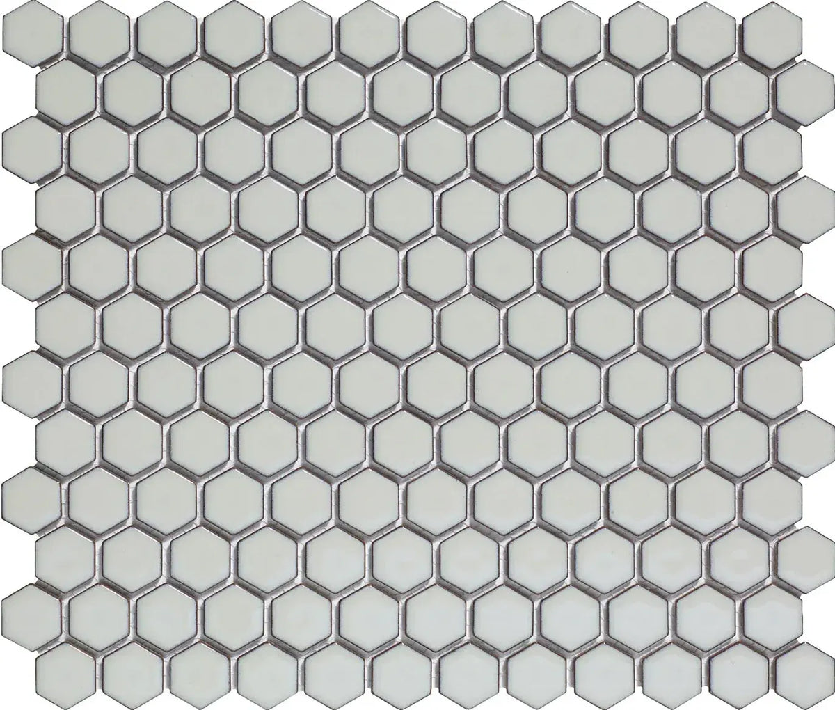 Zart Grau Mini Hexagon Porzellan Mosaik Fliese