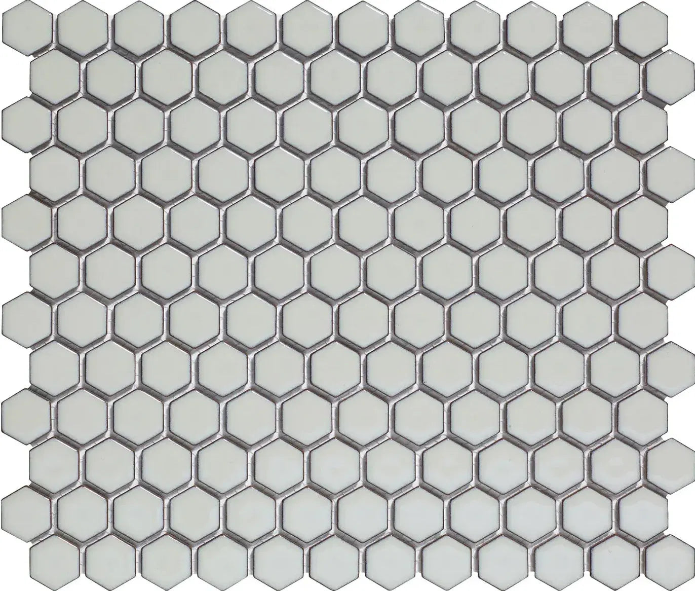 Zart Grau Mini Hexagon Porzellan Mosaik Fliese