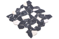 Naturstein Schwarz Weiss Kieselstein Marmor Mosaikfliese - Online Kaufen Schweiz