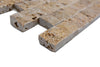 Naturstein Splitface Beige Marmor Mosaikfliese
