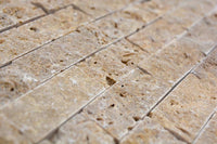 Naturstein Splitface Beige Marmor Mosaikfliese