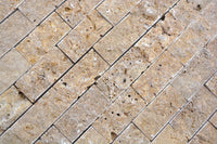 Naturstein Splitface Beige Marmor Mosaikfliese