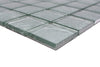 Royal Silber Glasmosaik Fliese - 8 mm